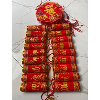 Pháo Điện Tử Trang Trí Tết Điều Khiển Từ Xa - 18 Quả Chữ tiếng việt có âm thanh và đèn LED