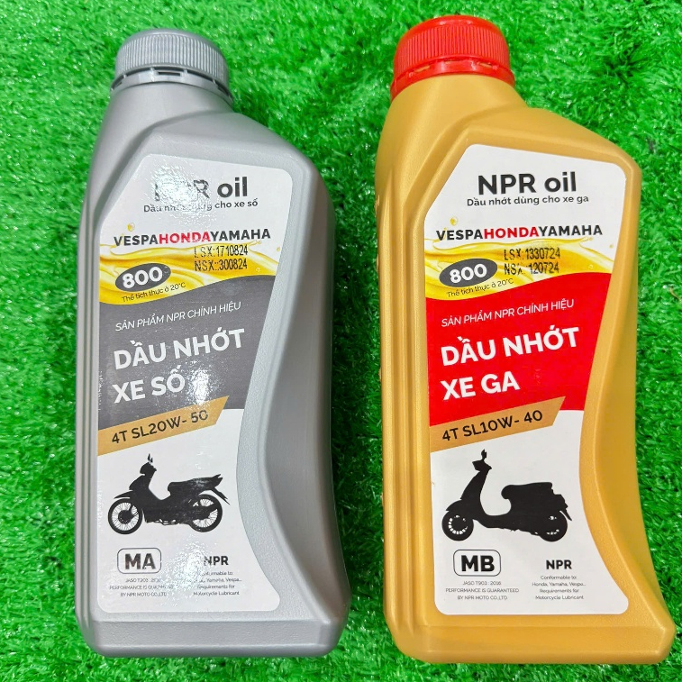 Dầu Nhớt NPR OIL Dùng Cho Xe Số - Xe Tay Ga Hàng Chất Lượng Cao Dành Cho Các Loại Xe