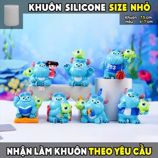 Khuôn silicone, quái vật xanh, làm diy, khuôn tượng thạch cao, composite, nến