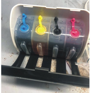 Bộ tiếp mực ngoài máy in màu Canon TS207 đã có 400ml mực