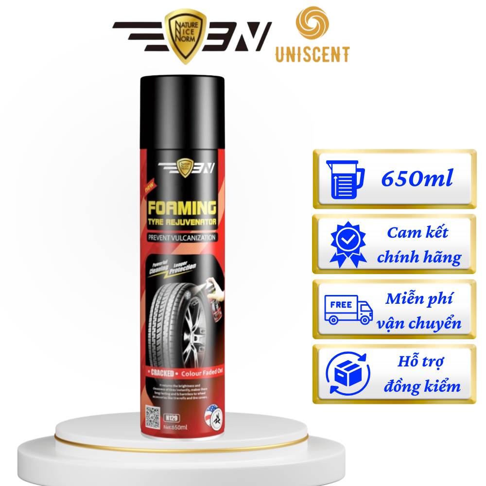 Dưỡng Bóng Lốp Ô Tô/ Dưỡng Lốp Ô Tô/ Xịt Bóng Lốp Ô Tô/ Bóng Lốp Ô Tô - 3N-650ml