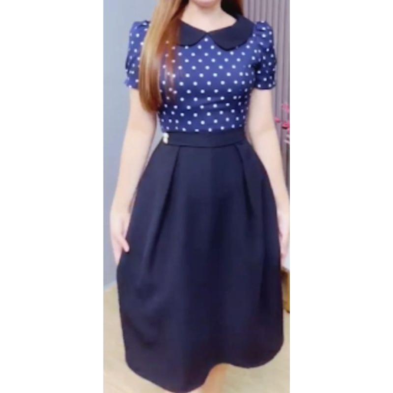 Đầm chấm bi Linh Chi House