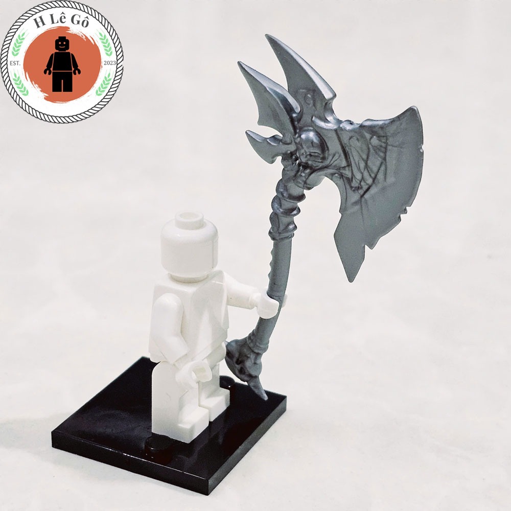 Rìu chiến của God of war màu bạc hàng mới