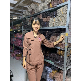 Đồ lam đi chùa # TÀU XÉO THÊU SEN