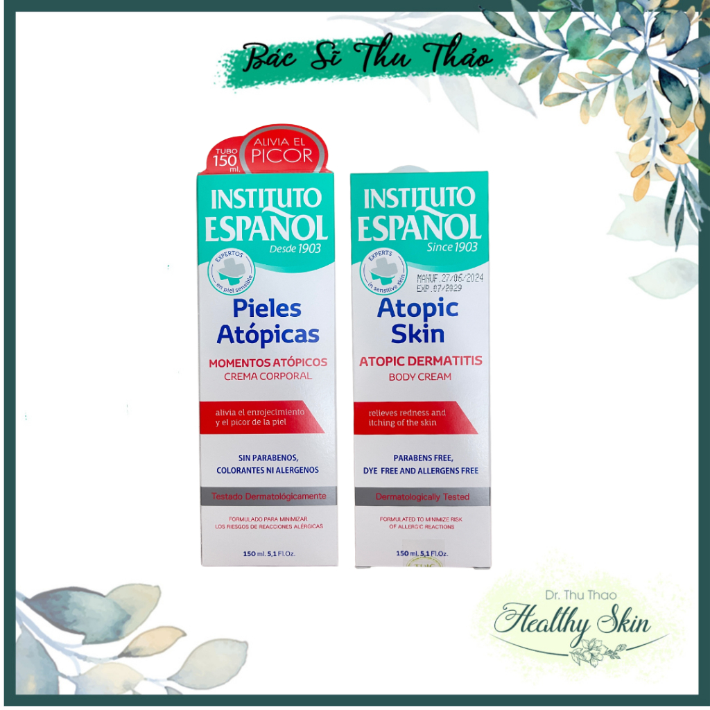 [150mL] KEM DƯỠNG ẨM INSTITUTO ESPANOL PIELES ATOPICAS (ATOPIC MOMENTS CREAM)