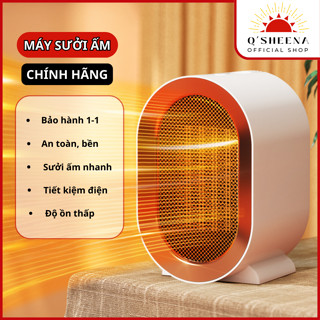 Quạt Sưởi Ấm Mùa Đông 1200W, Máy Sưởi Mini Tiết Kiệm Điện, Làm Ấm Nhanh, 2 Chế Độ Nhiệt, An Toàn Chống Cháy Nổ Q17