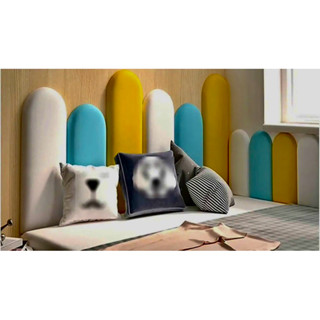 Bộ ốp đầu giường bọc da xinh xắn dễ thương nhiều kích thước