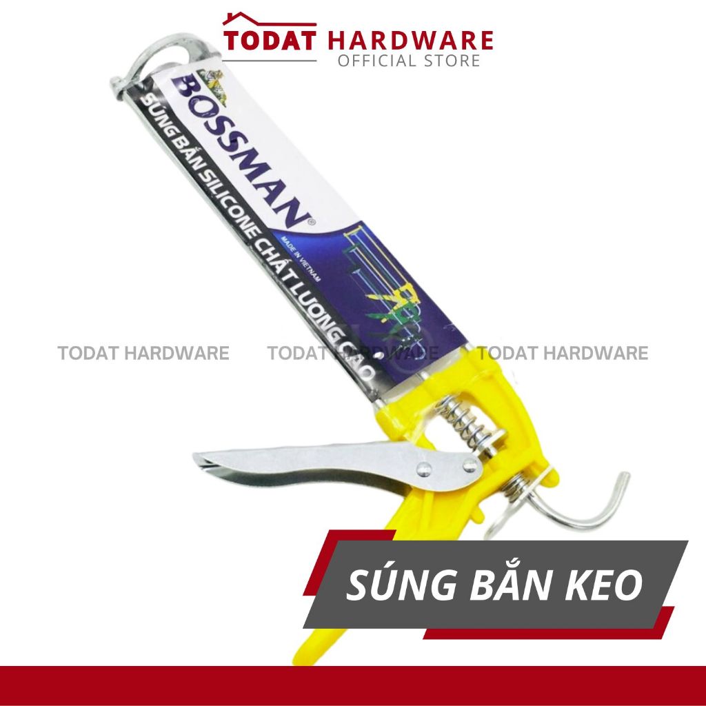 [BOSSMAN] Súng Bắn Keo Silicone dạng lỏng - Súng keo Sillicone dùng tay Bossman