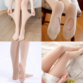 Quần Tất Lười 5D Che Khuyết Điểm Màu Da Chân, Thiết Kế Khoét Lỗ Độc Đáo Thật Chân, Thon Gọn Dáng