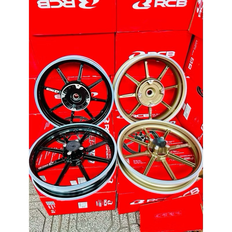 Mâm 8 cây RCB SP800 cho Vario160- bản2.15/3.5- chính hãng RCB