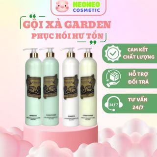  Cặp dầu gội xả Garden 1100ML- Dầu gội dầu xả trị gàu hiệu quả hương thơm nước hoa phục hồi tóc óng mượt HÀNG CHÍNH HÃNG 