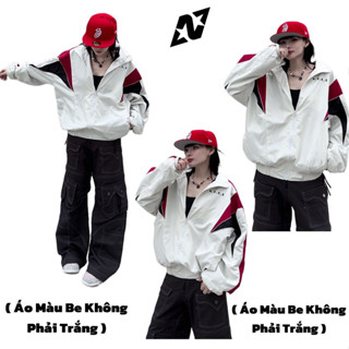 ÁO KHOÁC DÙ PHỐI THÊU N.E.K.K - N.E.K.K