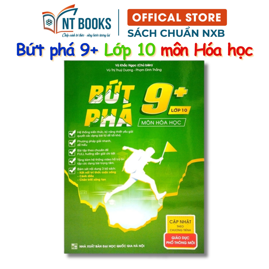 Sách - Bứt phá 9+ môn Hóa học lớp 10 (theo chương trình GIÁO DỤC PHỔ THÔNG MỚI) - HM