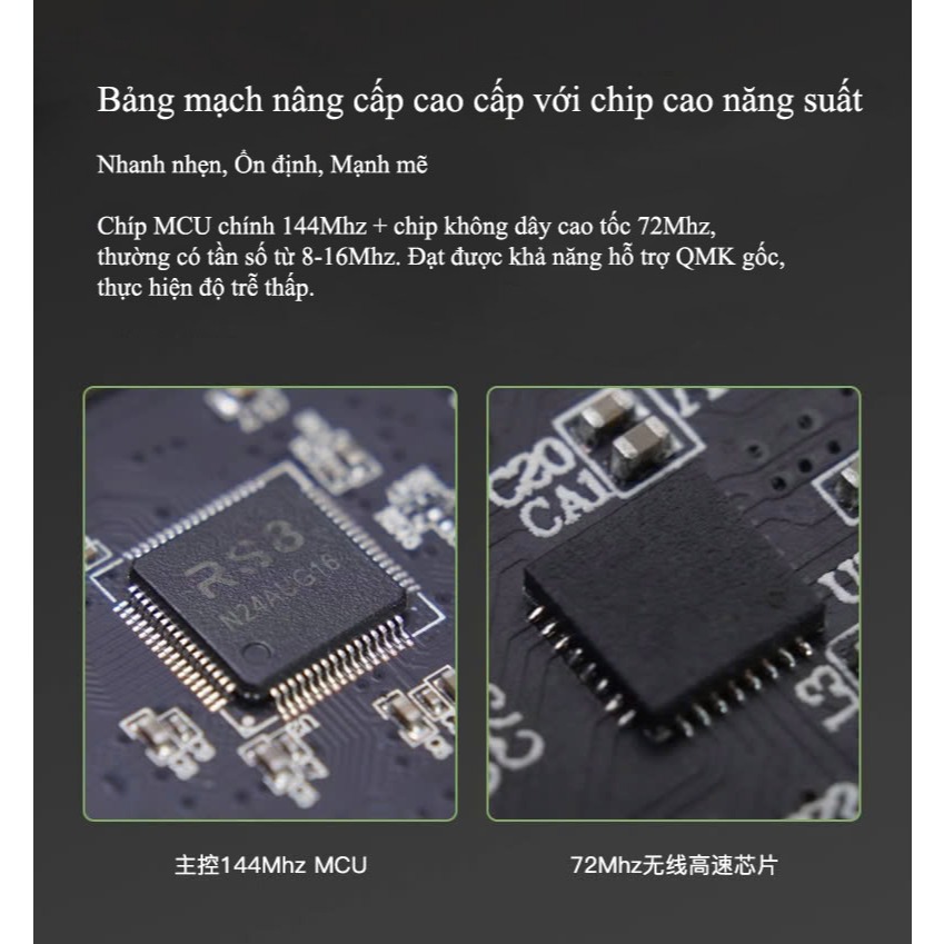 RICCKS RS8 V2 - Bàn phím cơ RICCKS RS8 V2 HIFI Mạch Xuôi , RGB , 3 MODE , QMK/VIA Chính Hãng BH | BigBuy360 - bigbuy360.vn