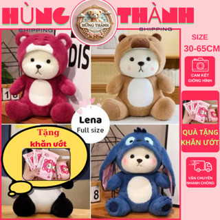 [TẶNG KHĂN ƯỚT] Gấu Bông Lena Cosplay Capybara Xinh Xắn Cute Đủ Size Siêu Mềm Mịn Hàng Cao Cấp