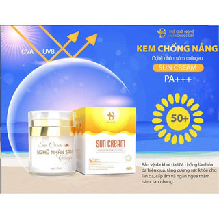 kem chống nắng nghệ nhân sâm collagen