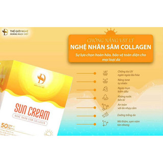kem chống nắng nghệ nhân sâm collagen