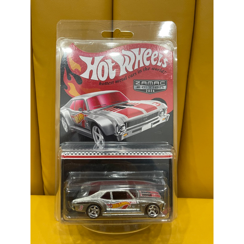 Xe mô hình đồ chơi bánh cao su Hotwheels 1:64 PREMIUM - ZAMAC EDITION - Custom '70 Chevy Nova