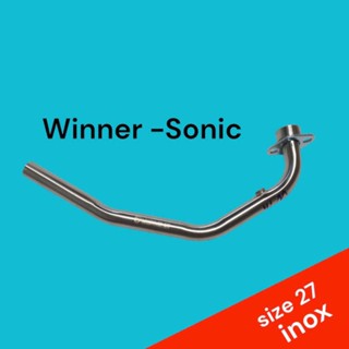Cổ Pô Thay cho Winner & Sonic WinnerX, inox 304 (size 27)