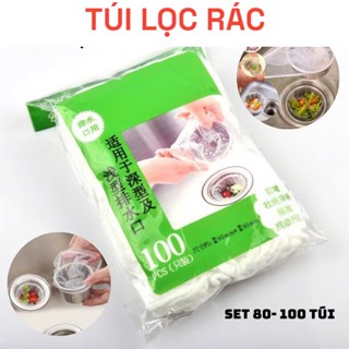 Túi Lọc Rác Bồn Rửa Chén Bát Thiết Kế Kiểu Lưới Siêu Dai Đầu Có Chun Co Giãn Chống Tắc Nghẽn Ống