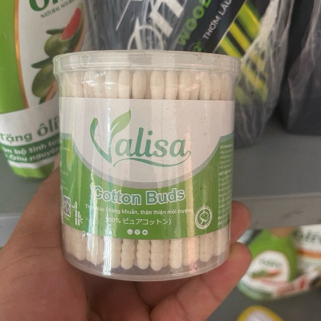 Tăm bông Valisa (Gói 100 que)