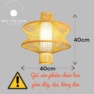 đèn tăm tre | đèn trang trí thả trần 2