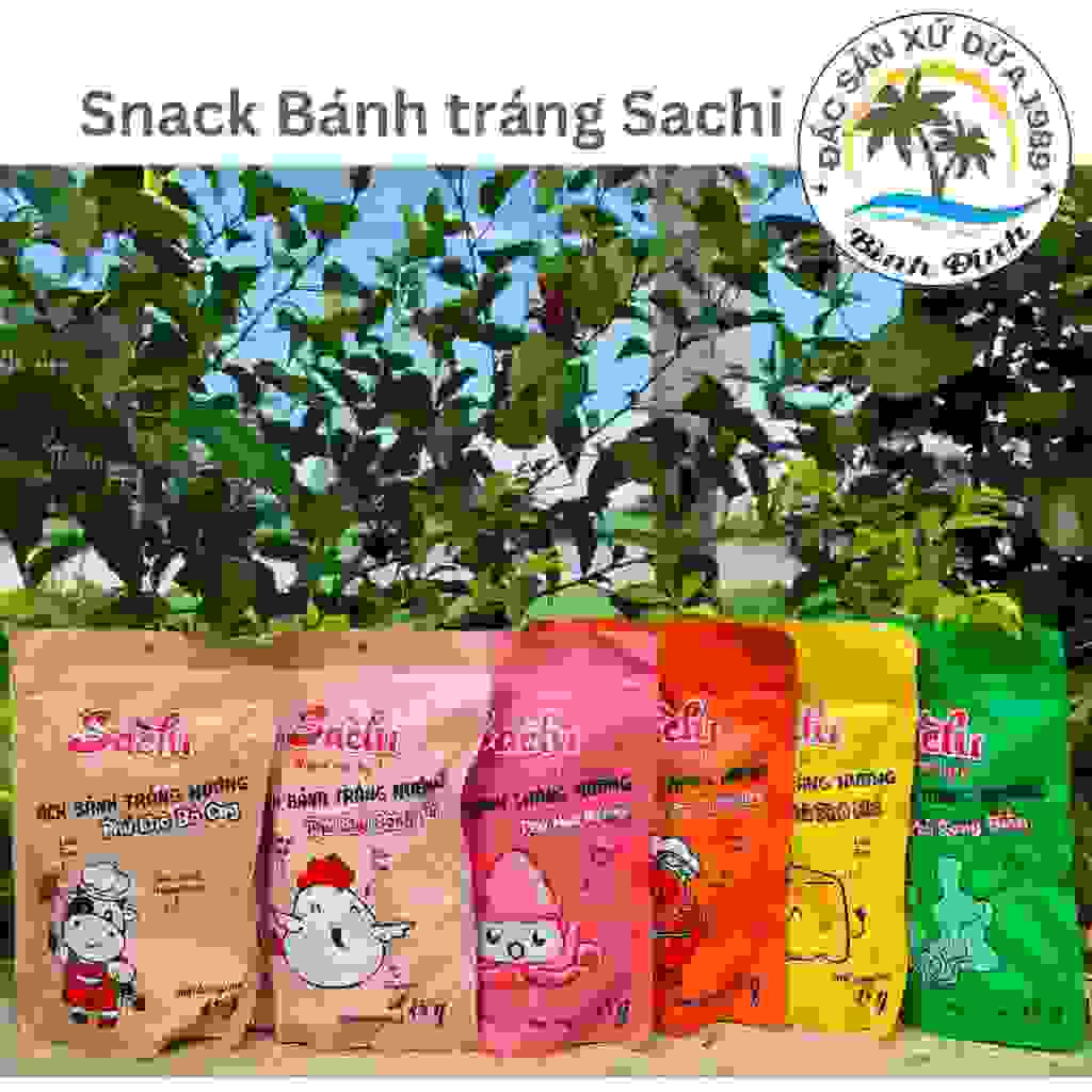 COMBO 18 gói Snack Bánh tráng nướng Sachi 45g