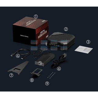 [PCNGON] Máy tính Mini PC Minisforum HX100G (Barebone)