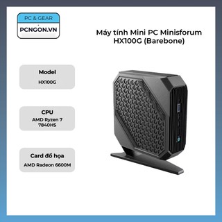 [PCNGON] Máy tính Mini PC Minisforum HX100G (Barebone)
