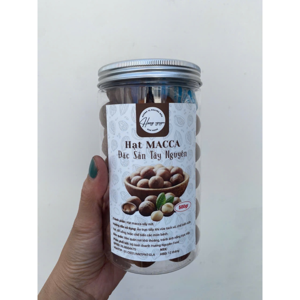 Hạt Macca  Đăk Lăk Tách Nứt Size Trung >=22mm Hương Nguyên Food Nuts