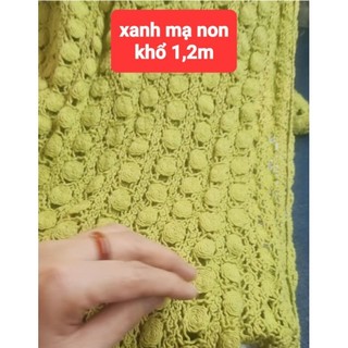vải ren lưới chỉ (hoa hồng)