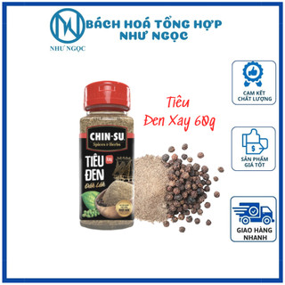 Tiêu Đen Xay Đắk Lắk Chin-su Hủ 60g - Bách Hóa Tổng Hợp Như Ngọc