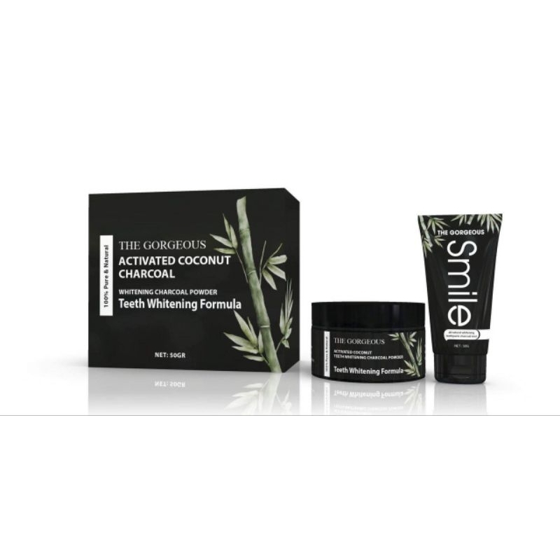 BỘT TRẮNG RĂNG HOẠT TÍNH THAN TRE GORGEOUS