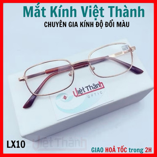 Kính lão có độ cho người già MẮT KÍNH THUỶ TINH CHỐNG TRẦY Mắt Kính Việt Thành LX10 