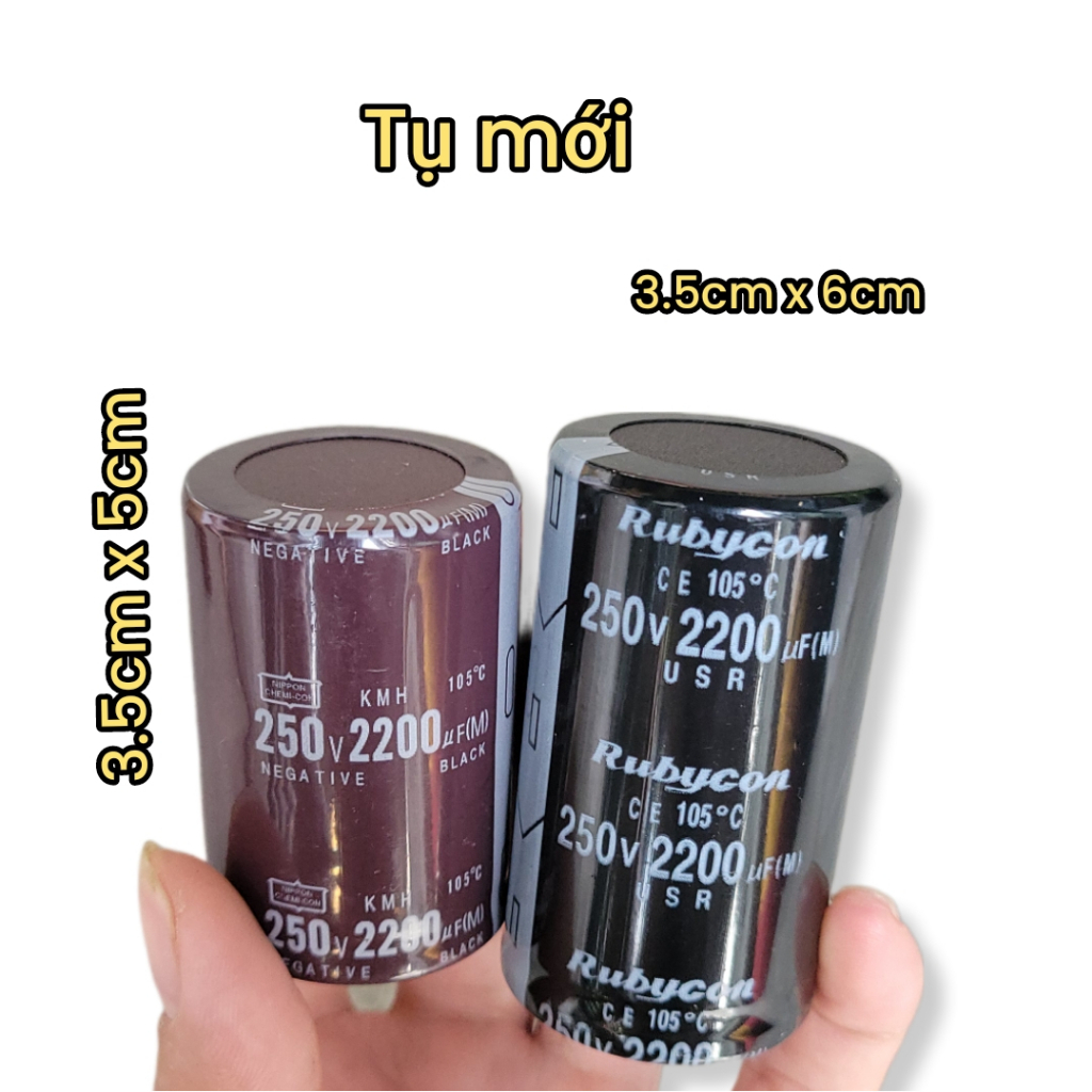 Tụ lọc nguồn 250V 2200UF