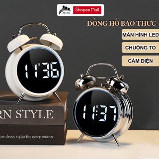 Đồng hồ báo thức SIPANIC HL88 đồng hồ led để bàn màn hình LCD báo thức chuông siêu to