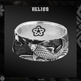 Nhẫn bạc nam, nữ HeliSilver NISHIKIKOI RING Helios Original S925