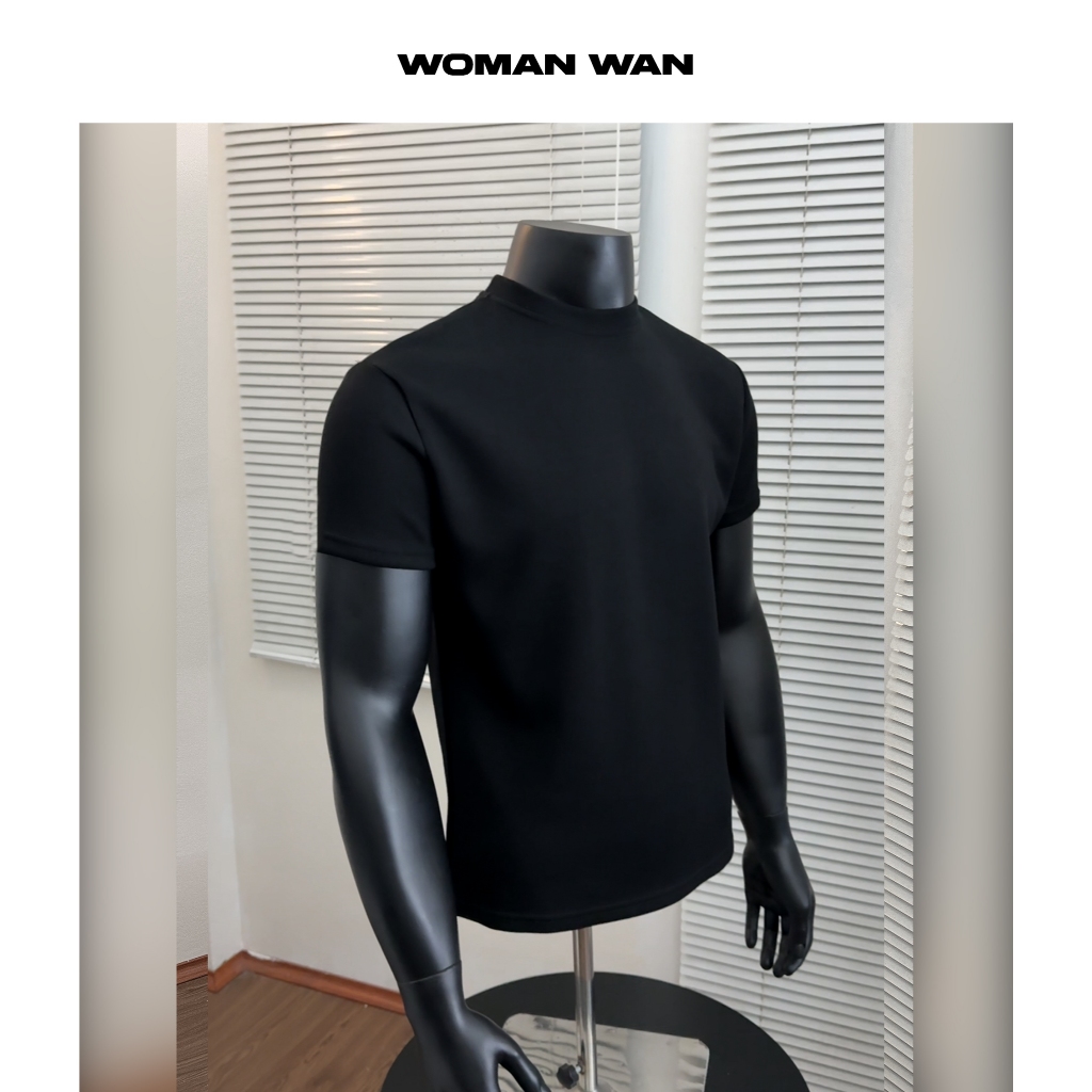 [CLEANFIT] Áo Thun Cleanfit Nam Nữ Tôn Chiều Cao Vải Chống Nhăn - WOMAN WAN Cổ Tròn Menswear | BigBuy360 - bigbuy360.vn