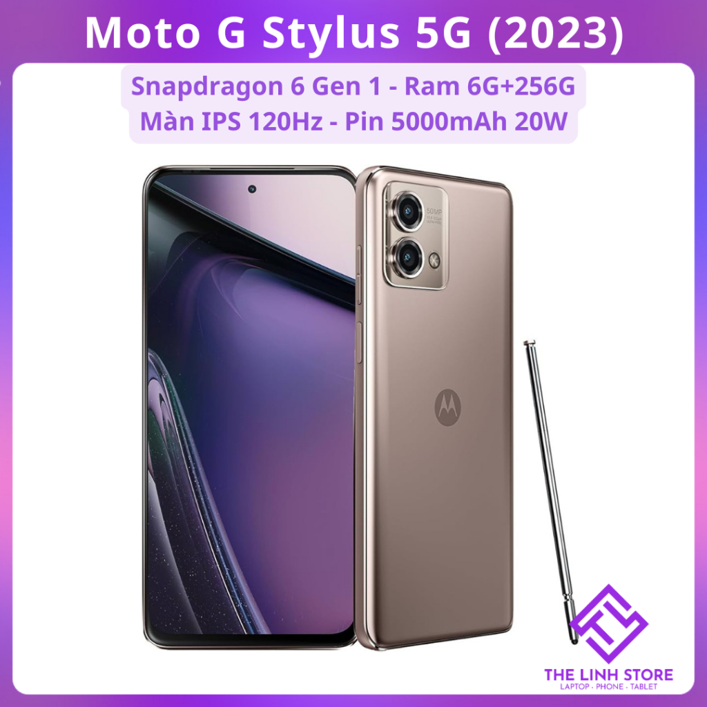 Điện thoại Motorola Moto G Stylus 5G (2023) XT2315 - Snapdragon 6 Gen 1 ram 6G 256G | BigBuy360 - bigbuy360.vn