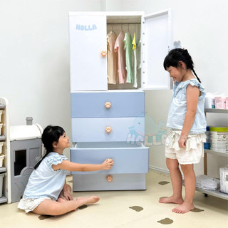 Tủ quần áo 5 tầng thỏ gấu Holla HL 09214 hàng chính hãng