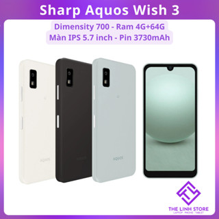 Điện thoại Sharp Aquos Wish 3 màn 5.7 inch nhỏ gọn - Dimensity 700