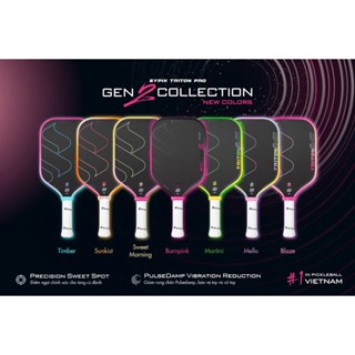 VỢT PICKLEBALL SYPIK TRITON PRO GEN 3 (16mm) CHÍNH HÃNG , Tặng Túi , Dán Viền , Cuốn Cán