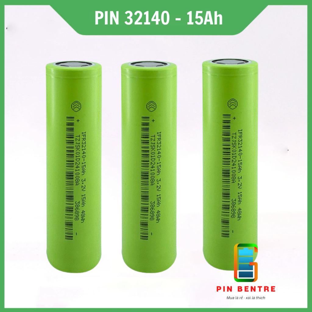 Cell Pin Sắt JSK 32140 3.2V dung lượng 15Ah xả 3C hàng mới [PBT247]