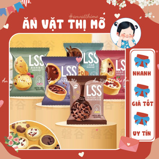 Combo Bánh Quy Bơ Socola LSS Mix Đủ Vị Thơm Ngon, Bánh Quy Bơ Sữa Nhân Kem Socola, đồ ăn vặt