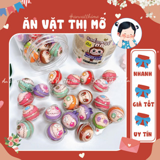 [COMBO 5 CHIẾC] Kẹo dẻo Labubu có nhân trái cây sắc màu thơm ngon cho bé, đồ ăn vặt