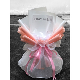 Cốt cắm hoa sáp, hoa nhũ 10-15 bông gói bằng giấy xốp Hàn không nhăn siêu sang