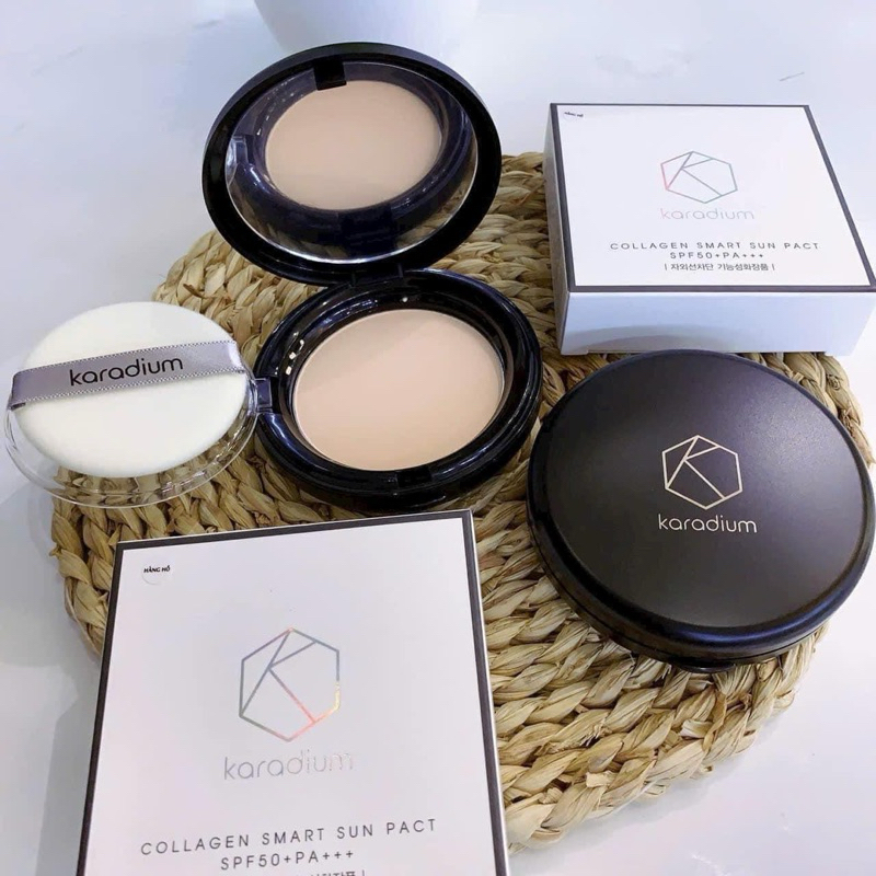 Phấn phủ siêu mịn Karadium colagen