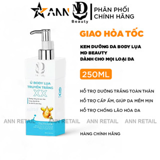 Kem Ủ Trắng Body Lụa MD Beauty Deep White Lotion Giúp Da Sáng Mịn 250ml [Chính Hãng]