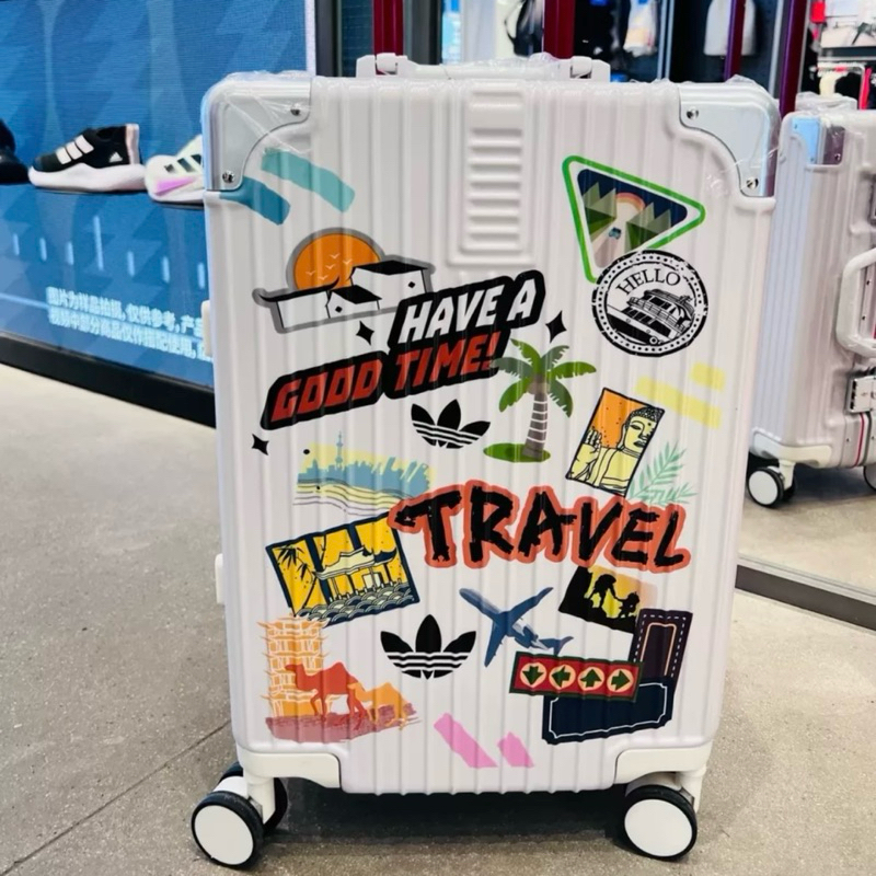Vali Adidas Sticker Have A Good Time For Travel Phối Màu Size 22
