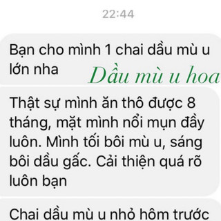 Dầu Mù U Hoa Trà Massage - Thuần Túc